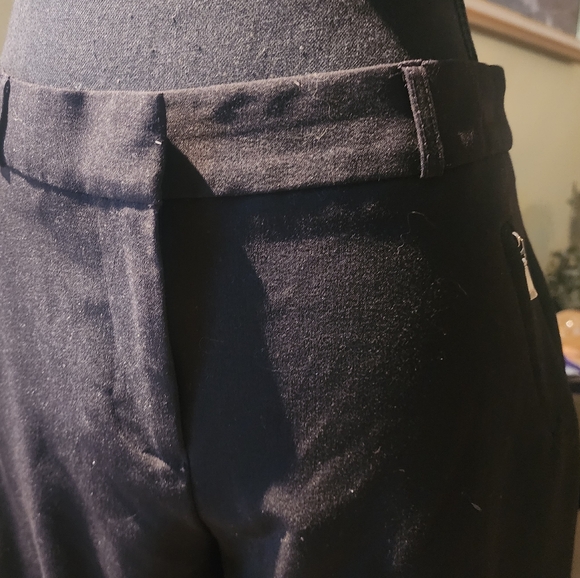 Suzy Sheir Black Dress Pants Straight Leg - Picture 4 of 11